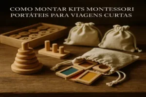 Como Montar Kits Montessori Portáteis para Viagens Curtas