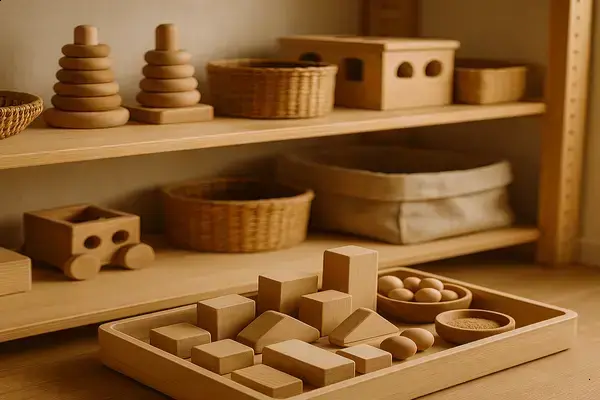 Como Organizar Brinquedos Montessori em Casas sem Muito Espaço