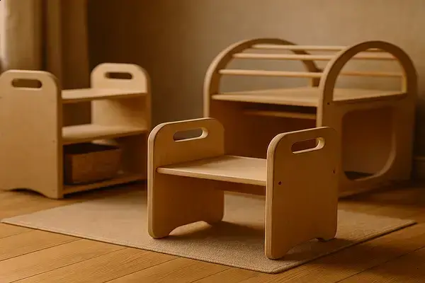 Moveis Montessori Multifuncionais para Casas Pequenas Familiares